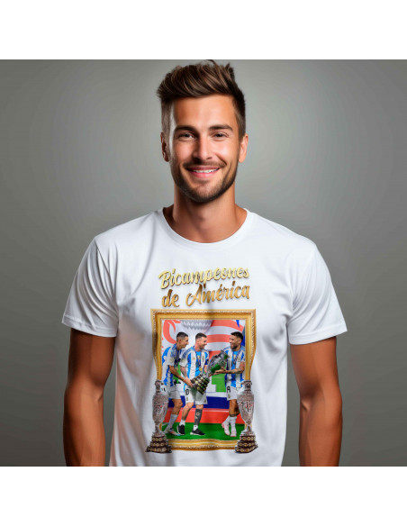 PLANTILLAS PARA REMERAS ARGENTINA BICAMPEÓN COPA AMERICA 2024