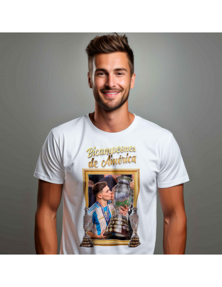 PLANTILLAS PARA REMERAS ARGENTINA BICAMPEÓN COPA AMERICA 2024