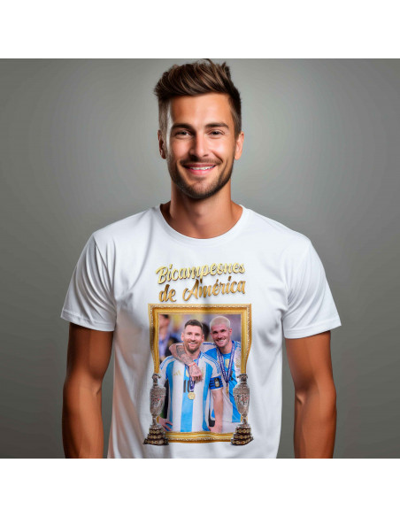 PLANTILLAS PARA REMERAS ARGENTINA BICAMPEÓN COPA AMERICA 2024