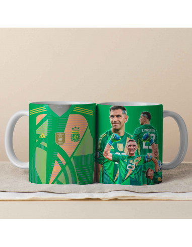 PLANTILLA TAZA CAMISETA DIBU MARTINEZ