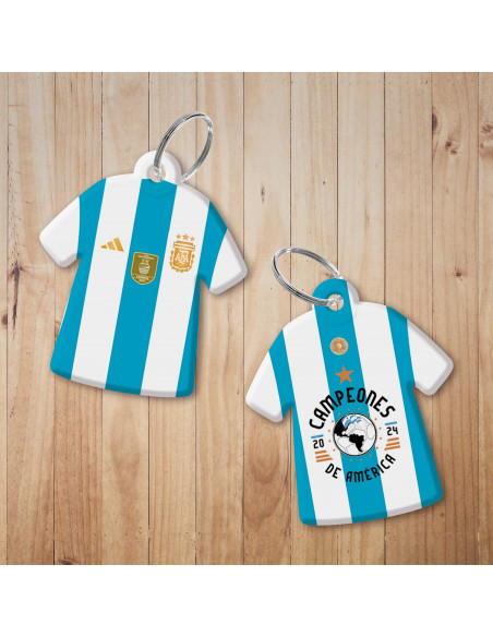 PLANTILLAS LLAVERO CAMISETA ARGENTINA PACK 2