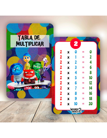TABLA DE MULTIPLICAR INTENSAMENTE