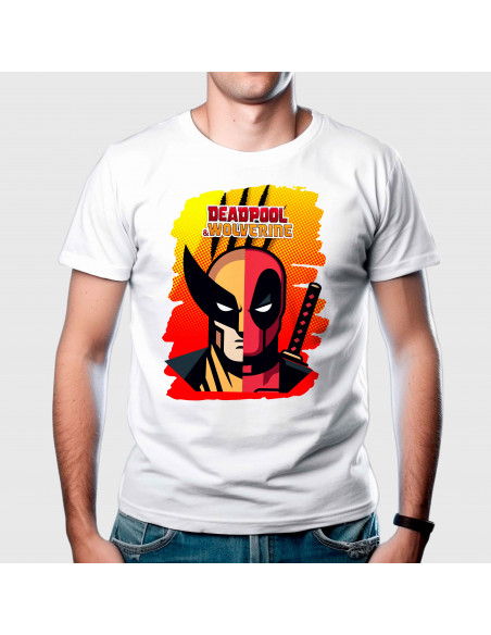 PLANTILLAS REMERAS DEADPOOL VS WOLVERINE