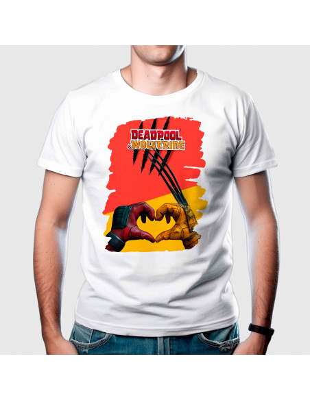 PLANTILLAS REMERAS DEADPOOL VS WOLVERINE