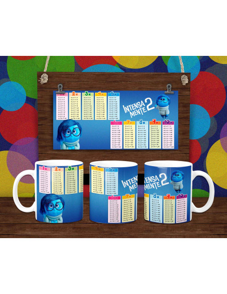 PLANTILLAS PARA TAZAS TABLA MULTIPLICAR INTENSAMENTE