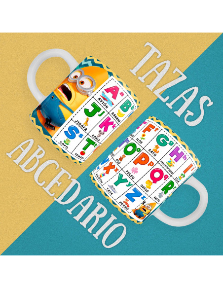 copy of PLANTILLAS TAZAS INFANTILES ABECEDARIO PACK 1