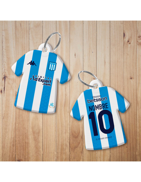 PLANTILLAS LLAVERO CAMISETA RACING INDEPENDIENTE SAN LORENZO