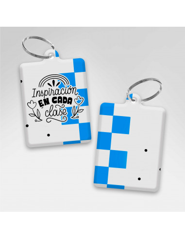 PLANTILLAS LLAVEROS RECTANGULAR DIA...