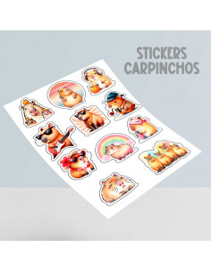 STICKERS CARPINCHOS CAPYBARA