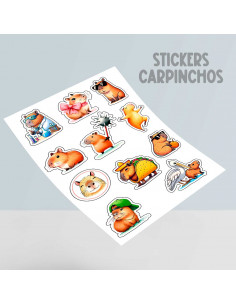 STICKERS CARPINCHOS CAPYBARA 2