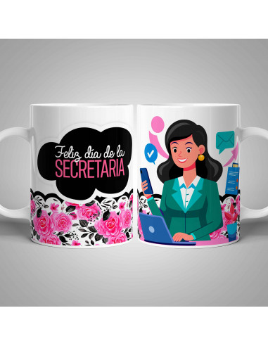 PLANTILLAS TAZAS DIA DE LA SECRETARIA