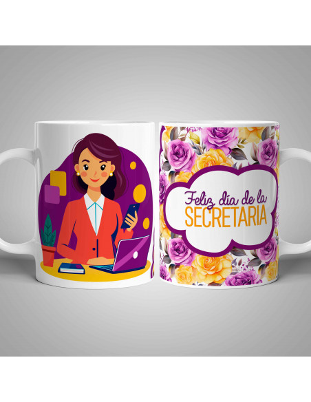 PLANTILLAS TAZAS DIA DE LA SECRETARIA