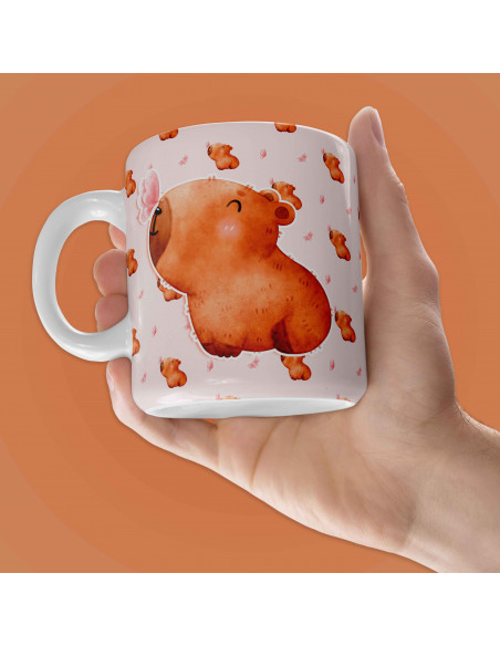 PLANTILLAS TAZAS CARPINCHOS CAPYBARA