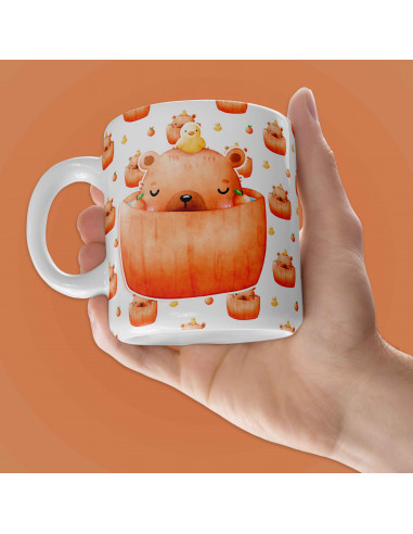 PLANTILLAS TAZAS CARPINCHOS CAPYBARA