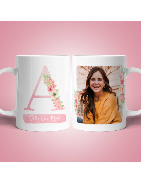 PLANTILLAS TAZAS INICIALES Y FOTO DIA DE LA MADRE