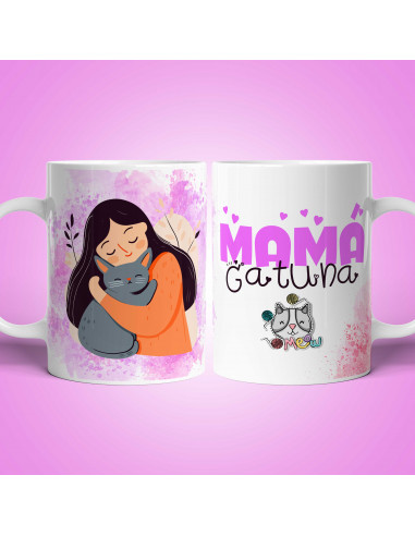 PLANTILLAS PARA TAZAS MAMÁ GATUNA DIA...