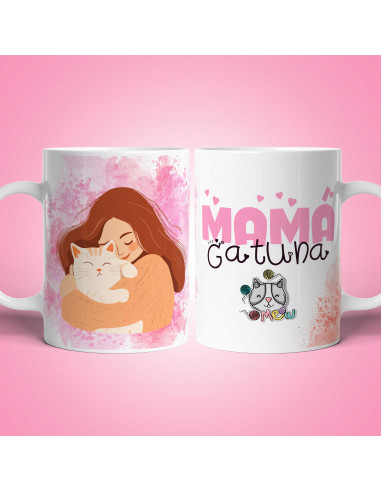 PLANTILLAS PARA TAZAS MAMÁ GATUNA DIA...