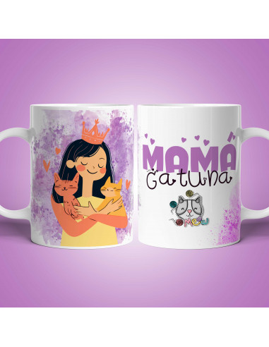 PLANTILLAS PARA TAZAS MAMÁ GATUNA DIA...