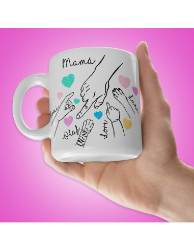 PLANTILLAS PACK MANOS PARA ARMAR DIA...