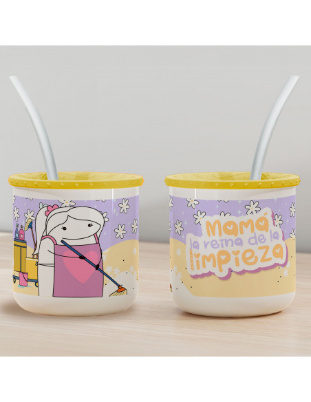 PLANTILLA MATE FLORK DIA DE LA MADRE