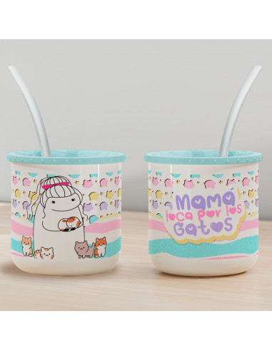 PLANTILLA MATE FLORK DIA DE LA MADRE