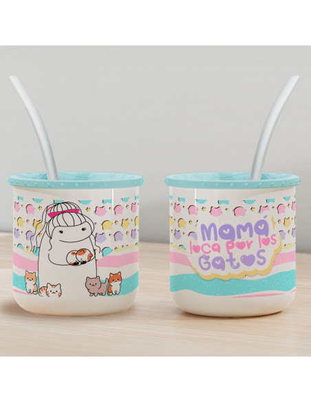 PLANTILLA MATE FLORK DIA DE LA MADRE