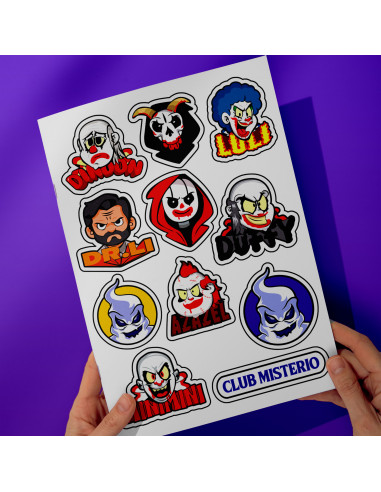 STICKERS CLUB MISTERIO FEDE VIGEVANI
