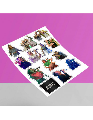 STICKERS EUGENIA QUEVEDO LA BANDA DE...