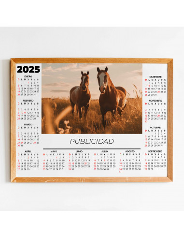 CALENDARIO 2025 PARA FOTO Y/O PUBLICIDAD