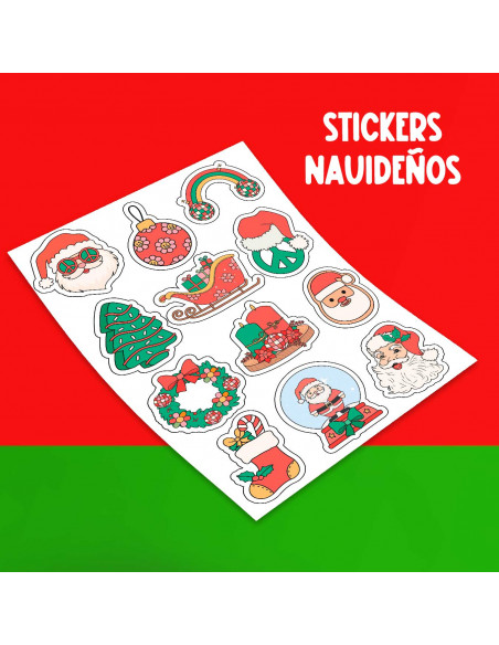 STICKERS NAVIDAD PACK 1