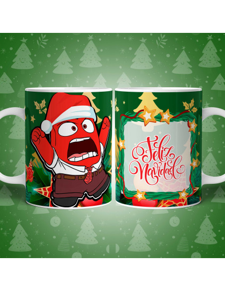 PLANTILLAS TAZAS INTENSAMENTE 2 NAVIDAD