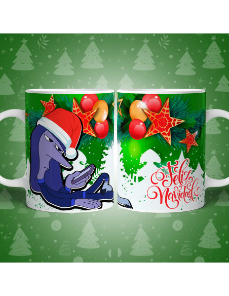 PLANTILLAS TAZAS INTENSAMENTE 2 NAVIDAD