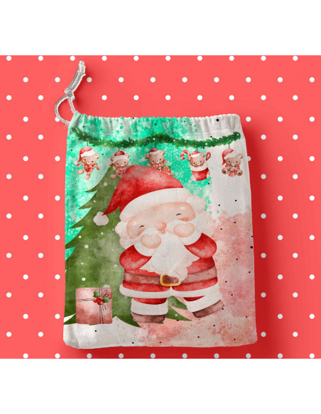 BOLSITAS NAVIDAD PAPÁ NOEL