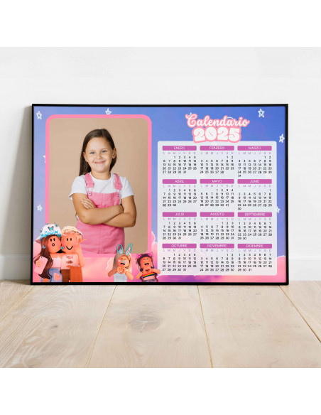 CALENDARIO 2025 PARA FOTO INFANTILES PACK 1