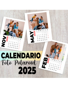 POLAROID CALENDARIO 2025...