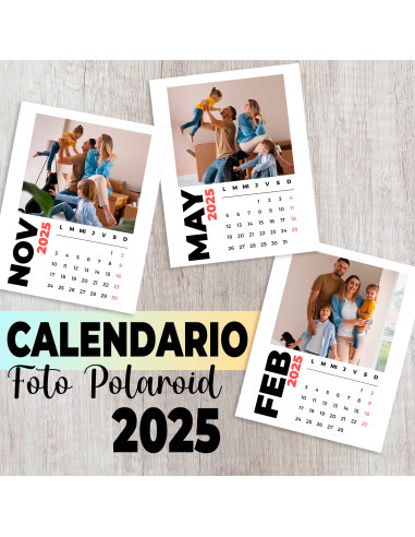 POLAROID CALENDARIO 2025 pack 2