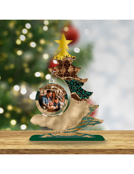 ARBOLITOS NAVIDAD VERDE Y DORADO