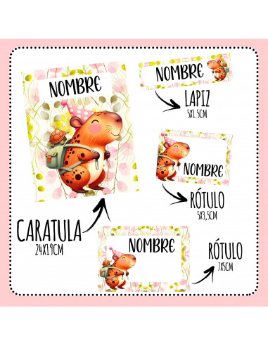 ETIQUETAS ESCOLARES 2025 PACK 1