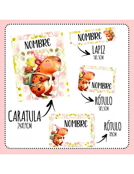 ETIQUETAS ESCOLARES 2025 PACK 1