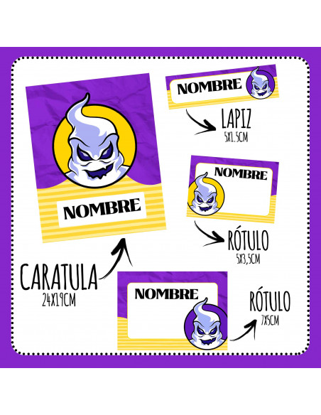 ETIQUETAS ESCOLARES 2025 PACK 1