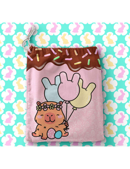 PLANTILLAS PARA BOLSITAS PASCUA CAPYBARA CARPINCHO