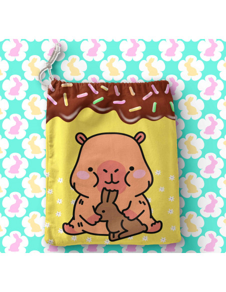 PLANTILLAS PARA BOLSITAS PASCUA CAPYBARA CARPINCHO