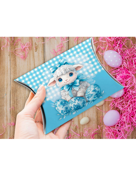 PACK PARA PASCUA 2025 TAZA BOLSITA Y CAJA ALMOHADA