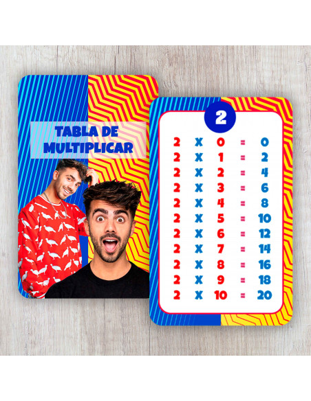 TABLA DE MULTIPLICAR 2025 PACK 2