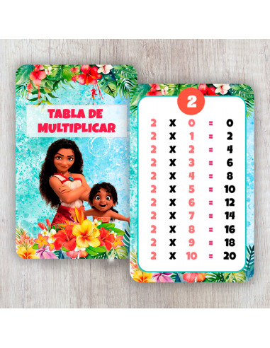 TABLA DE MULTIPLICAR 2025 PACK 2