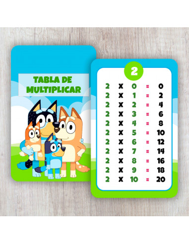 TABLA DE MULTIPLICAR 2025 PACK 2