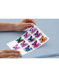 STICKERS FLORES MARIPOSAS