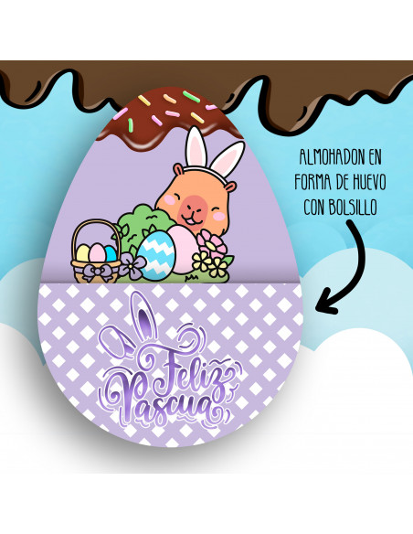 ALMOHADONES HUEVITO CAPYBARA