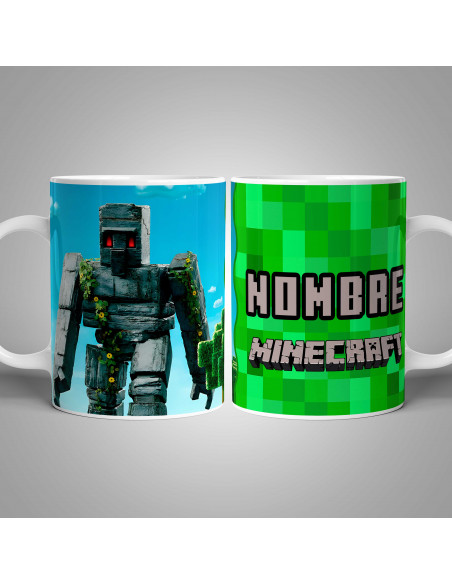 PLANTILLAS TAZAS MINECRAFT PELICULA PACK 1