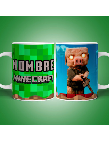 PLANTILLAS TAZAS MINECRAFT PELICULA...